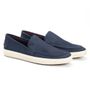 SAPATO MOCASSIM MASCULINO CASUAL EM COURO AZUL