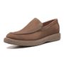 SAPATO MOCASSIM MASCULINO CASUAL EM COURO MARROM