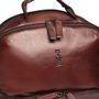 Mochila para Notebook em Couro Conhaque