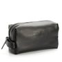Necessaire Masculina Em Couro Preto