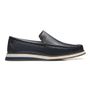 SAPATO MOCASSIM MASCULINO CASUAL EM COURO AZUL