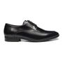 SAPATO DERBY MASCULINO SOCIAL EM COURO PRETO 