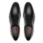 SAPATO DERBY MASCULINO SOCIAL EM COURO PRETO 