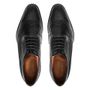 Sapato Derby Brogue Social Masculino Em Couro Preto Com Conforto