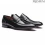 Sapato Loafer Masculino Social Em Couro Preto