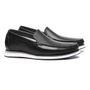 Sapato Mocassim Masculino Casual Em Couro Preto