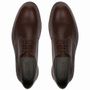 Sapato Derby CASUAL Masculino Em Couro Marrom