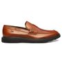 Sapato Mocassim Social Masculino Em Couro Whisky