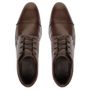 Bota Derby Casual Masculina Em Couro Marrom