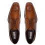 Sapato Derby Brogue Social Masculino Em Couro Marrom