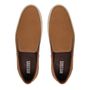 Slip-On Masculino Casual Em Couro Marrom