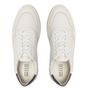 TÊNIS MASCULINO CASUAL EM COURO BRANCO COM CONFORTO