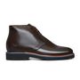 BOTA DERBY MASCULINA CASUAL EM COURO MARROM 