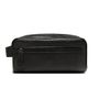 NECESSAIRE MASCULINA EM COURO PRETO 