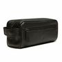 NECESSAIRE MASCULINA EM COURO PRETO 