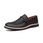 MOCASSIM MASCULINO CASUAL EM COURO PRETO