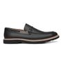 MOCASSIM MASCULINO CASUAL EM COURO PRETO