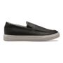 SAPATO MOCASSIM MASCULINO CASUAL EM COURO PRETO COM CONFORTO