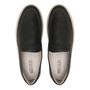 SAPATO MOCASSIM MASCULINO CASUAL EM COURO PRETO COM CONFORTO