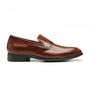 SAPATO LOAFER MASCULINO SOCIAL EM COURO MARROM COM CONFORTO