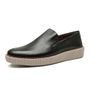 MOCASSIM MASCULINO CASUAL EM COURO PRETO