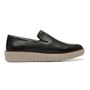 MOCASSIM MASCULINO CASUAL EM COURO PRETO