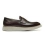  SAPATO LOAFER MASCULINO CASUAL EM COURO MARROM