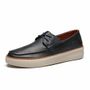 SAPATO DOCKSIDE MASCULINO CASUAL EM COURO AZUL 