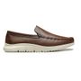 SAPATO MOCASSIM MASCULINO CASUAL EM COURO MARROM