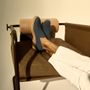 SAPATO MOCASSIM MASCULINO CASUAL EM COURO AZUL