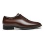 SAPATO OXFORD WHOLECUT MASCULINO SOCIAL EM COURO MARROM COM CONFORTO