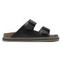 SANDÁLIA MASCULINA CASUAL EM COURO PRETO