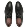 SAPATÊNIS MASCULINO CASUAL EM COURO PRETO COM CONFORTO