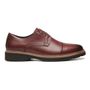 SAPATO DERBY MASCULINO CASUAL EM COURO MARROM