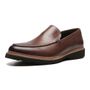 SAPATO MOCASSIM MASCULINO CASUAL EM COURO MARROM