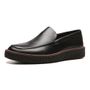 SAPATO MOCASSIM MASCULINO CASUAL EM COURO PRETO 