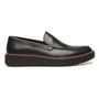 SAPATO MOCASSIM MASCULINO CASUAL EM COURO PRETO 