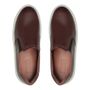 SLIP-ON MASCULINO CASUAL EM COURO MARROM
