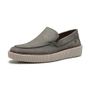 MOCASSIM MASCULINO CASUAL EM COURO CINZA 