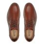 SAPATO DERBY MASCULINO CASUAL EM COURO MARROM