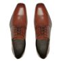 SAPATO DERBY MASCULINO SOCIAL EM COURO MARROM