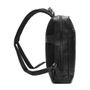 Mochila Masculina Preta Em Couro Com Porta Notebook
