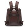 MOCHILA PORTA NOTEBOOK MASCULINA EM COURO MARROM