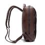 MOCHILA PORTA NOTEBOOK MASCULINA EM COURO MARROM