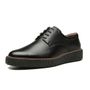 SAPATO DERBY MASCULINO CASUAL EM COURO PRETO