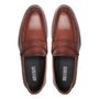 SAPATO MOCASSIM MASCULINO CASUAL EM COURO MARROM