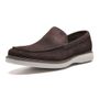 SAPATO MOCASSIM MASCULINO CASUAL EM COURO MARROM