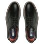 SAPATO DERBY MASCULINO CASUAL EM COURO PRETO
