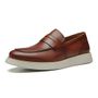 SAPATO LOAFER MASCULINO CASUAL EM COURO MARROM