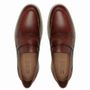 SAPATO LOAFER MASCULINO CASUAL EM COURO MARROM